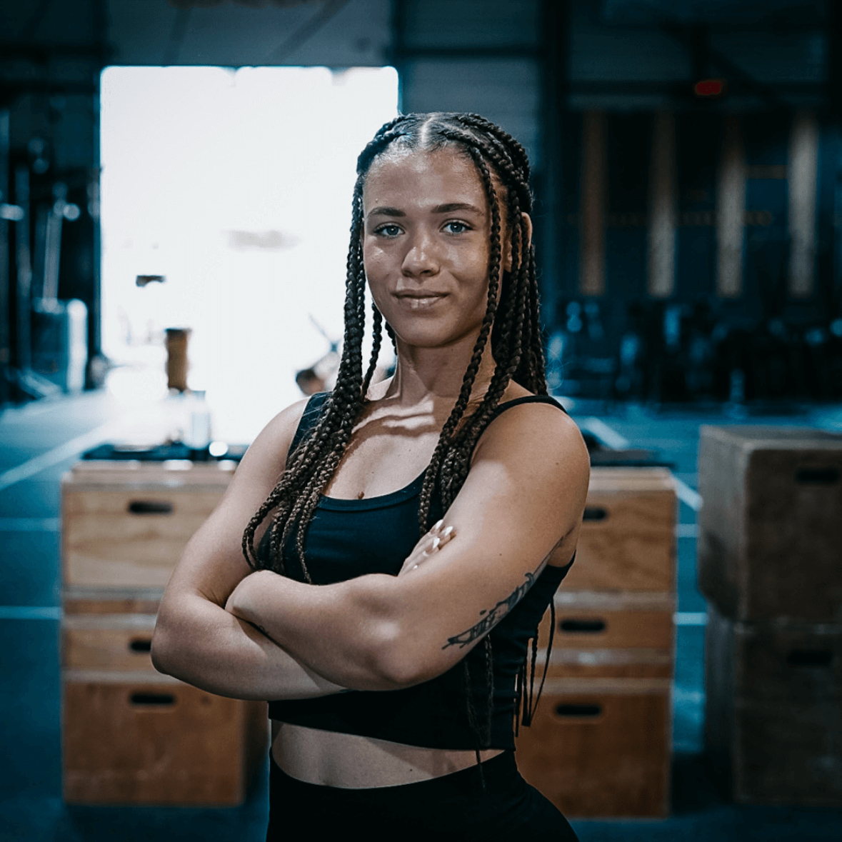 Une photo de la coach Laurence